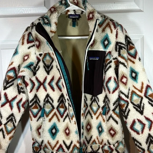 Like New🔥 Patagonia Classic Retro-X Women’s S Fleece Jacket Fern Dell Aztec